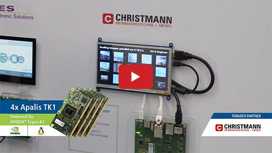 Christmann RECS|Box Anteres on Toradex TK1 module