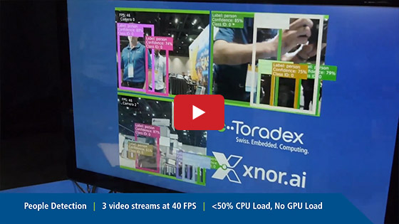 Edge Ai with xnor.ai and Toradex Apalis iMX8