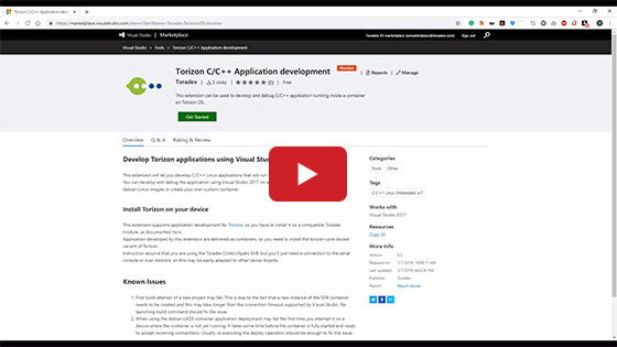 Visual Studio and Torizon OS Integration - Getting Started