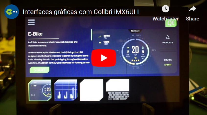 Graphic Interfaces with Colibri iMX6ULL